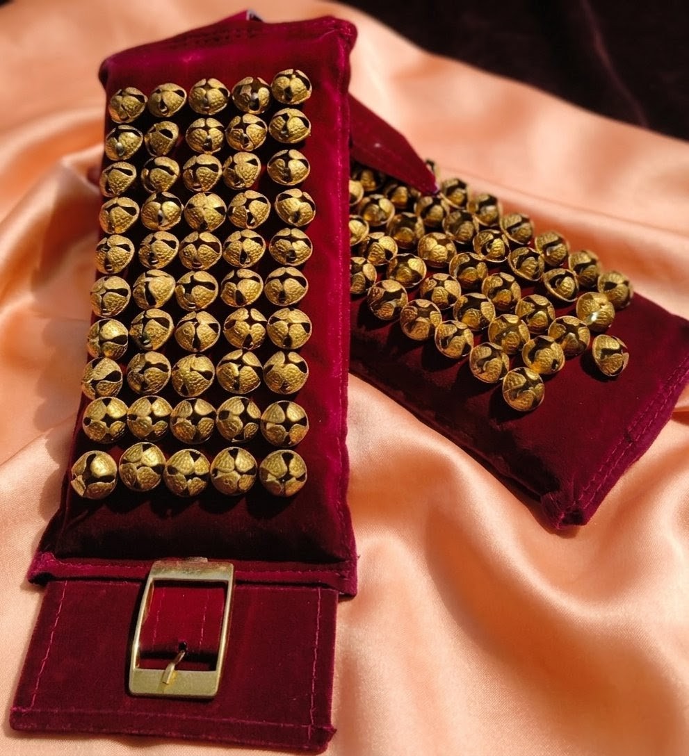 Premium Handmade Brass Ghungroo Bells |5 Layer Traditional Dance Bells for Bharatanatyam, Kathak & Garba | UAE