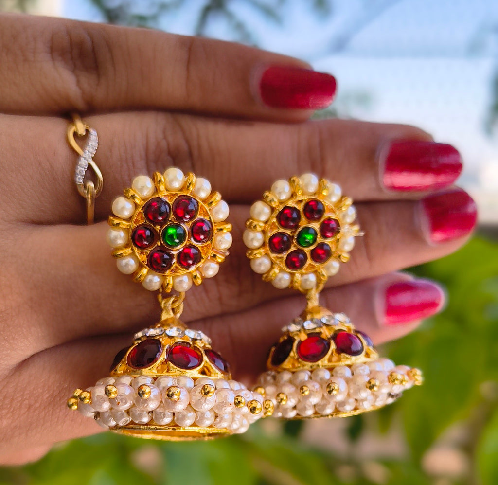 Premium Temple Jewellery Set for Dance| Traditional South Indian Dance Necklace, Jhumka, Choker & Waist Belt | Dance Jewellery /UAE