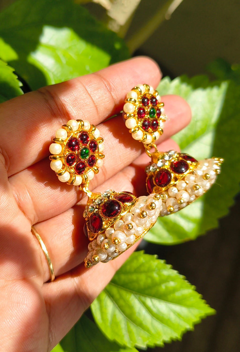 Premium Temple Jewellery Set for Dance| Traditional South Indian Dance Necklace, Jhumka, Choker & Waist Belt | Dance Jewellery /UAE