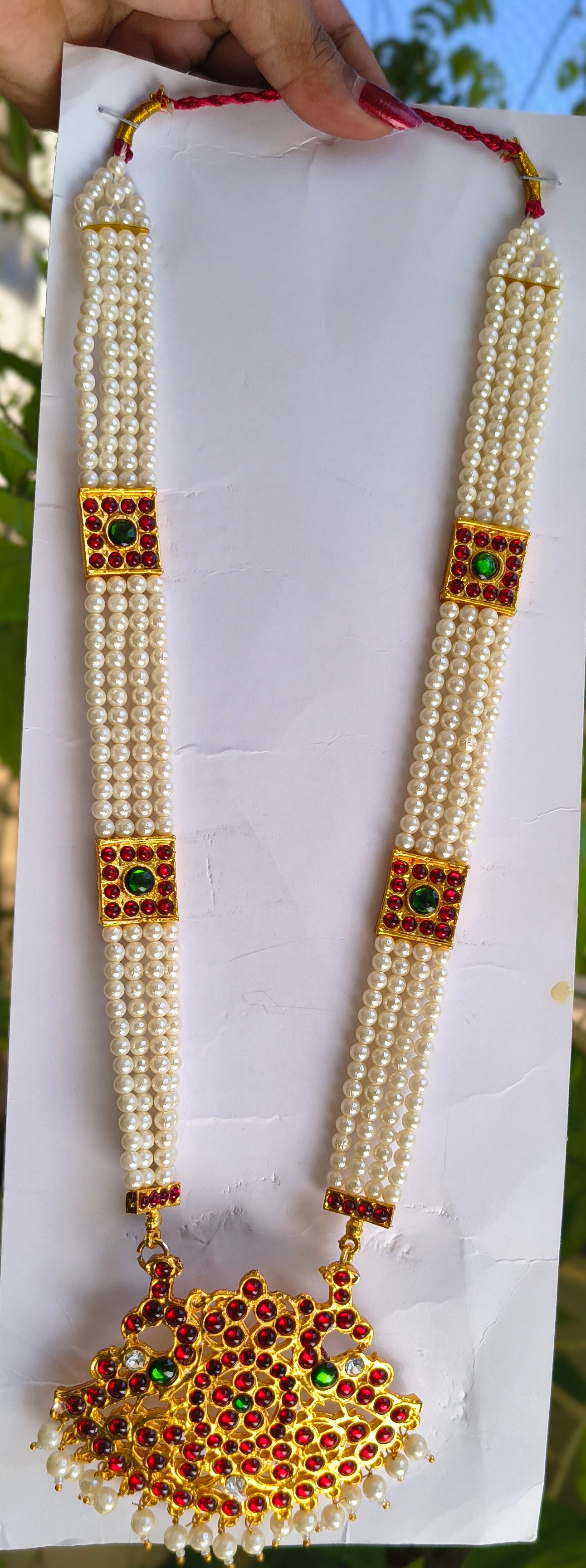 Premium Temple Jewellery Set for Dance| Traditional South Indian Dance Necklace, Jhumka, Choker & Waist Belt | Dance Jewellery /UAE