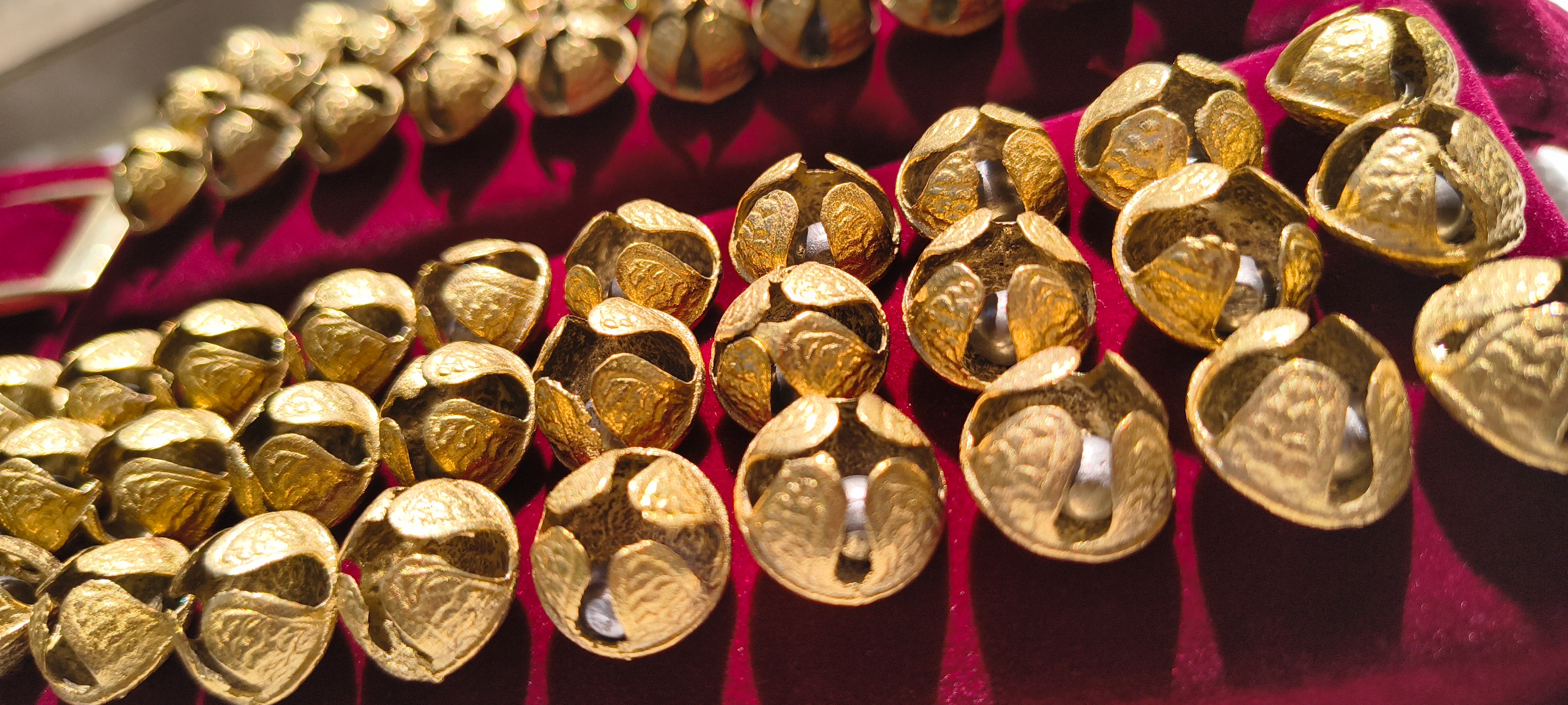 Premium Handmade Brass Ghungroo Bells |3 Layer Traditional Dance Bells for Bharatanatyam, Kathak & Garba | UAE