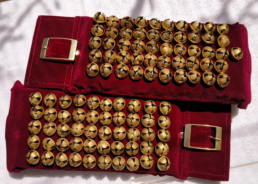 Premium Handmade Brass Ghungroo Bells |5 Layer Traditional Dance Bells for Bharatanatyam, Kathak & Garba | UAE