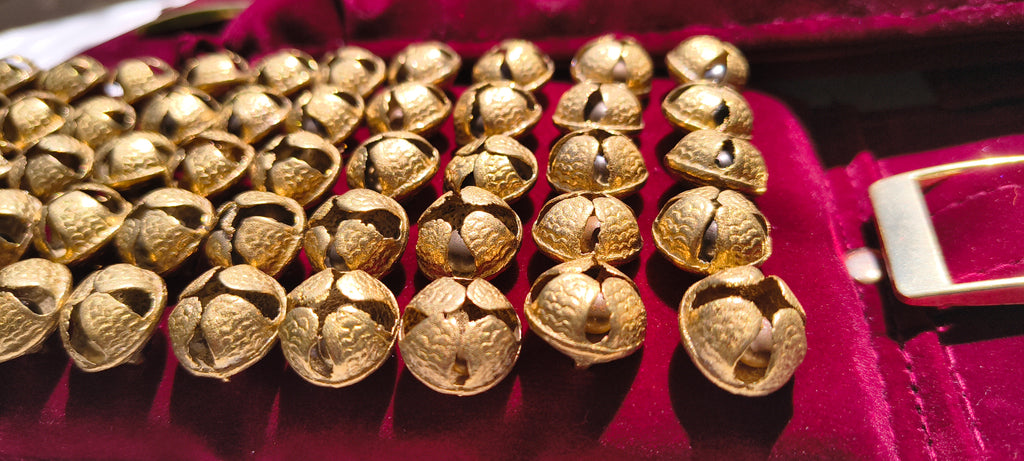 Premium Handmade Brass Ghungroo Bells |5 Layer Traditional Dance Bells for Bharatanatyam, Kathak & Garba | UAE