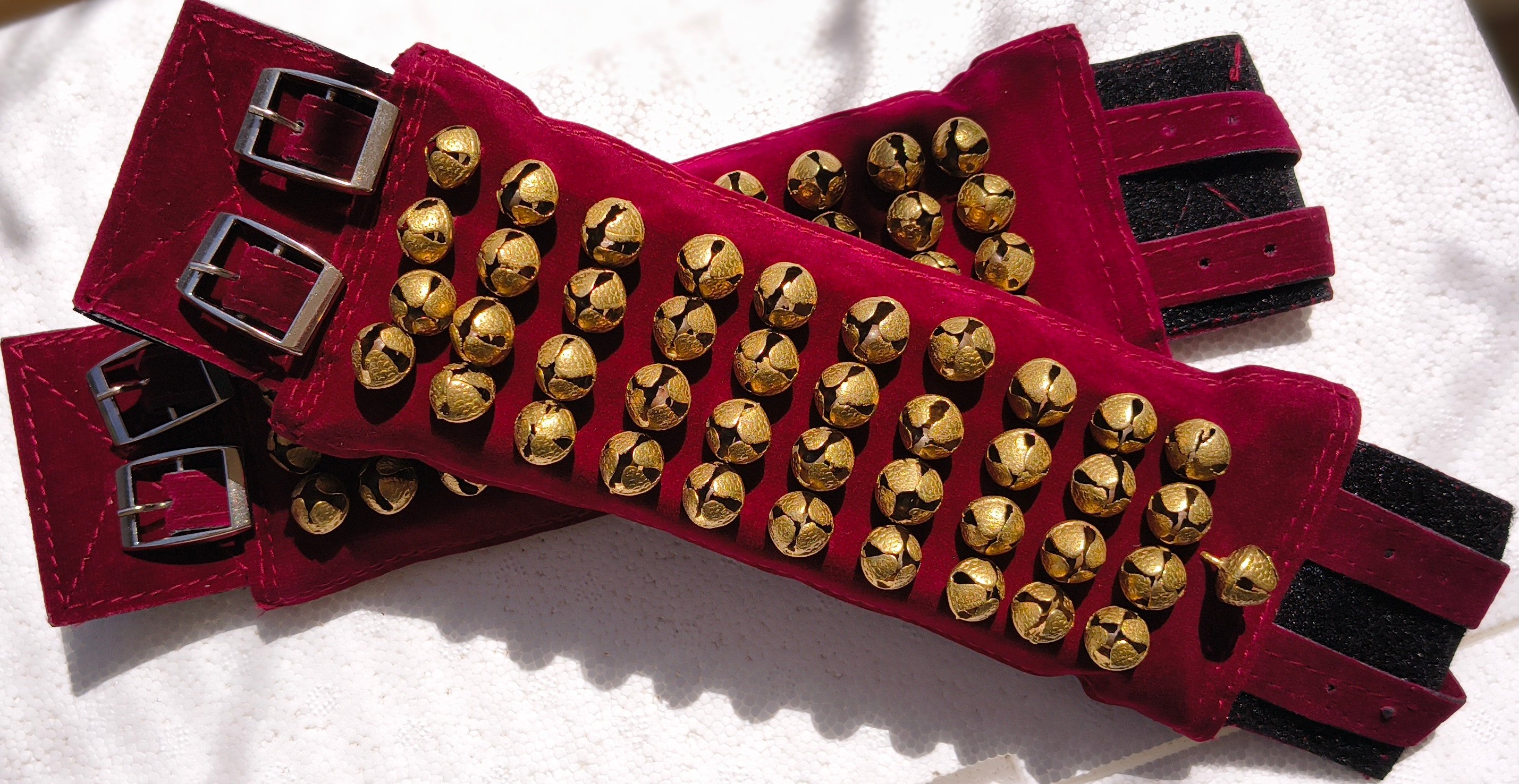 Premium Handmade Brass Ghungroo Bells |4 Layer Traditional Dance Bells for Bharatanatyam, Kathak & Garba | UAE